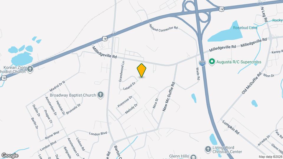 2596 Leland Dr Mapa y Detalles de la Ubicación