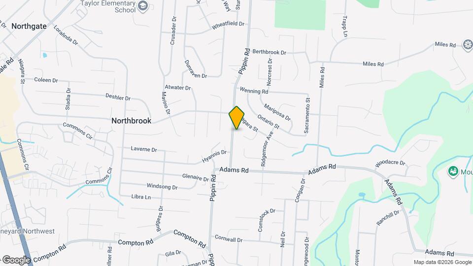 9626 Pippin Rd Map and Location Details