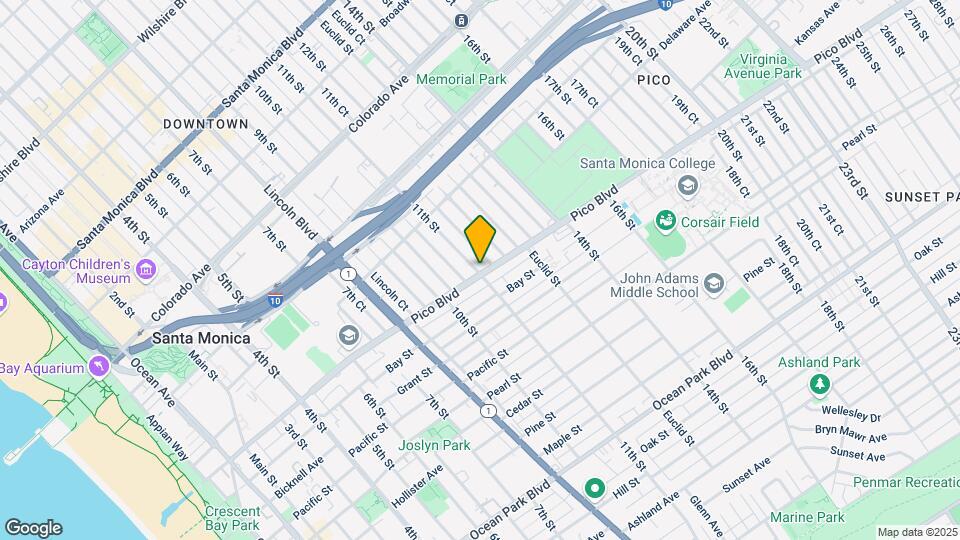 1105 Pico Blvd Map and Location Details