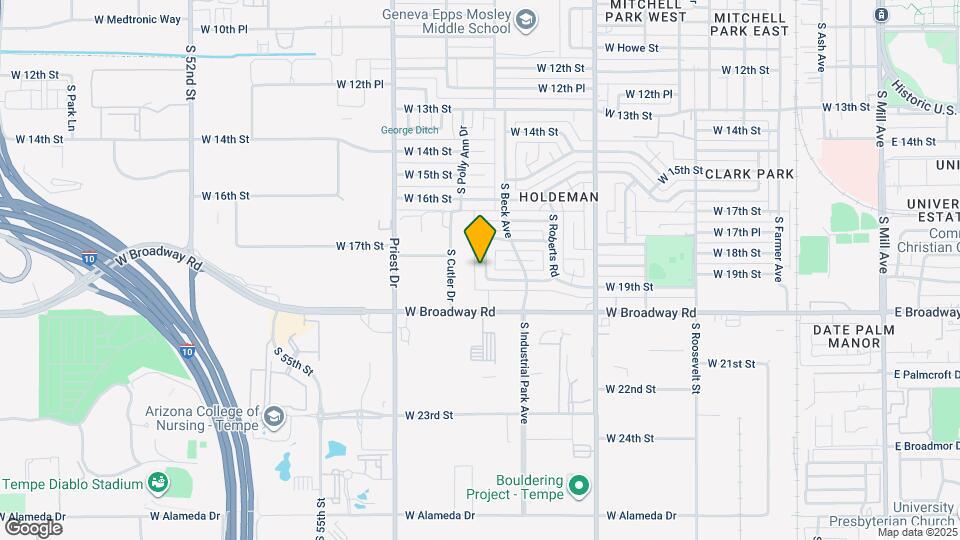 1812 S Shafer Dr Map and Location Details
