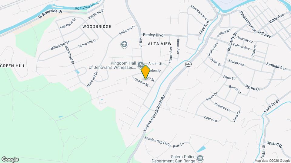 1425 Deacon St Map and Location Details