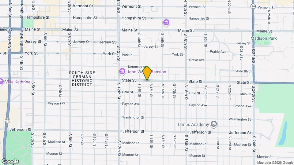 1426 State St Mapa y Detalles de la Ubicación