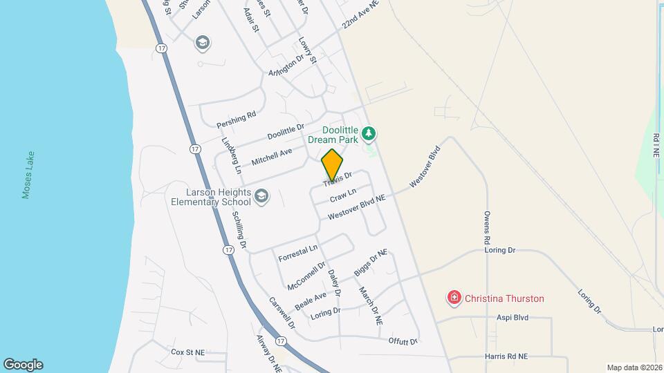 8915 Travis Dr Map and Location Details