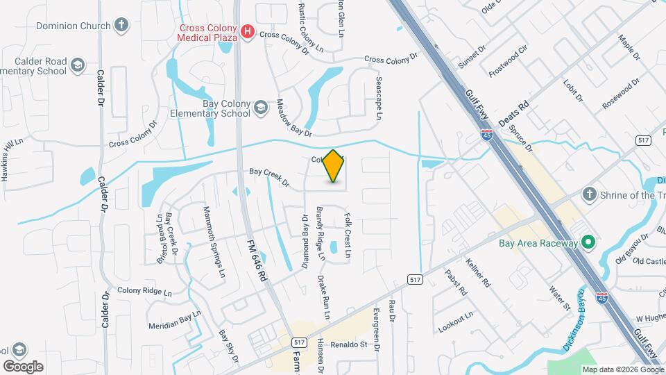 3117 Bay Creek Dr Mapa y Detalles de la Ubicación