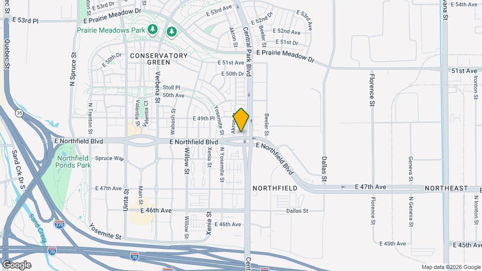 9073 E Northfield Blvd Mapa y Detalles de la Ubicación