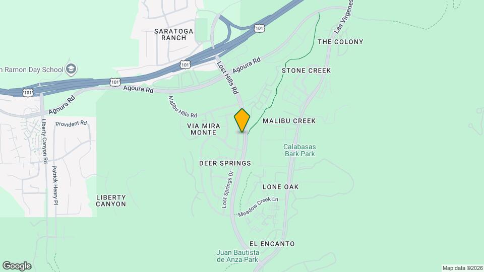 4132 Lost Springs Dr Mapa y Detalles de la Ubicación
