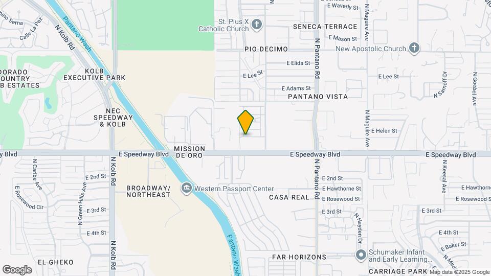 7610 E Helen St Map and Location Details