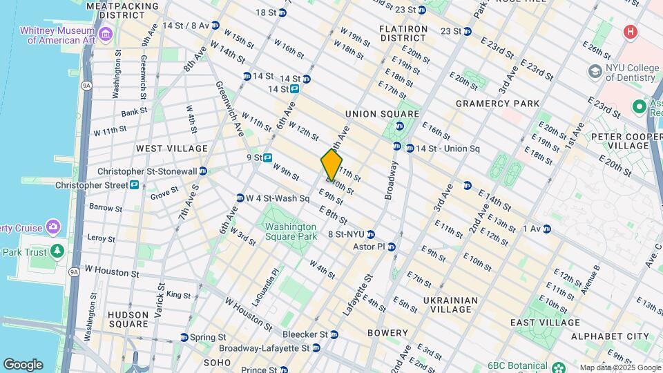 12 E 10th St Map and Location Details