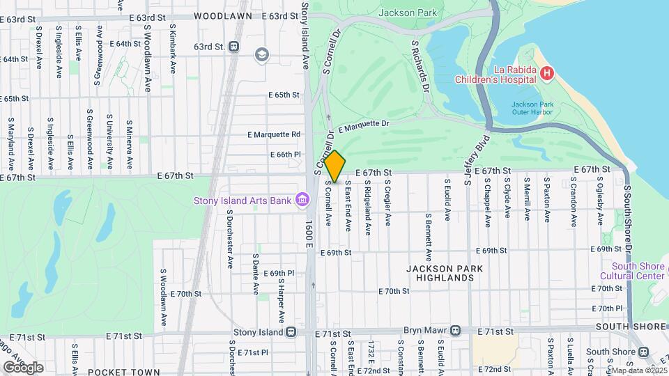 6719 S Cornell Ave Map and Location Details