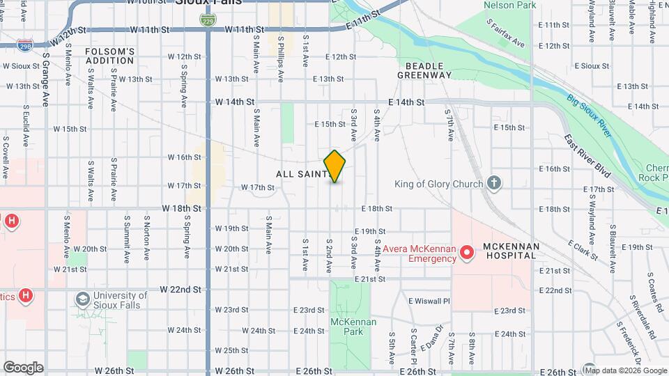 904 S 2nd Ave Map and Location Details