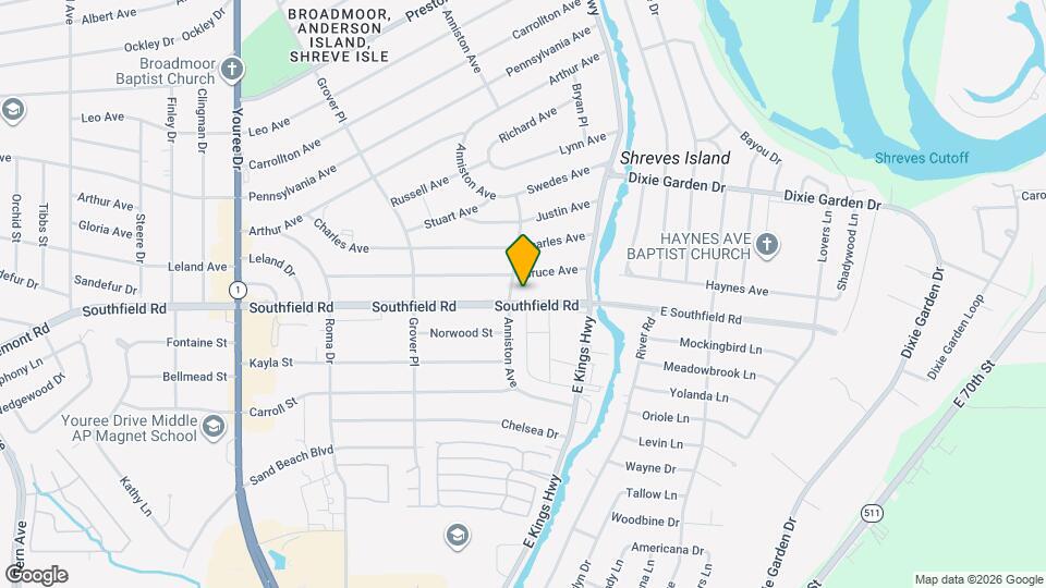 154 Southfield Rd Map and Location Details