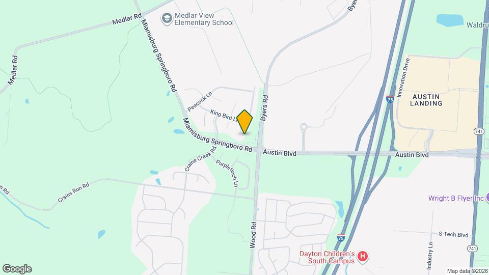 10024 Oriole Ct Mapa y Detalles de la Ubicación