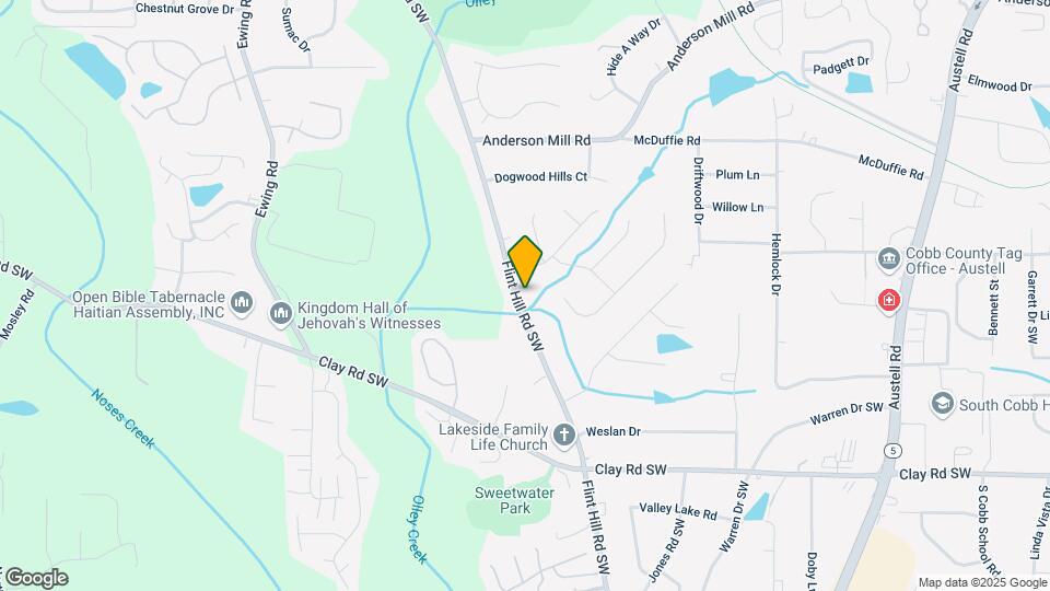 4701 Flint Hill Rd SW Map and Location Details