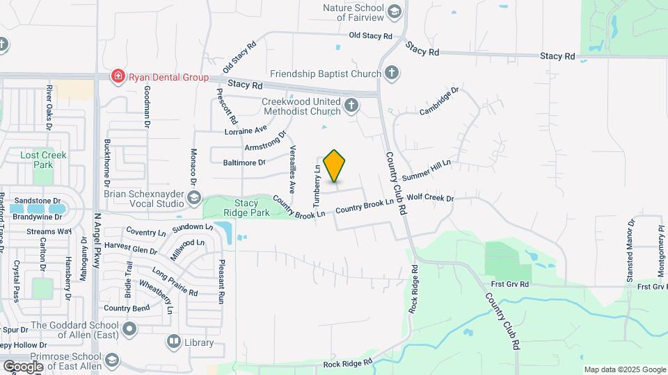 2009 Briarbrook Ln Map and Location Details