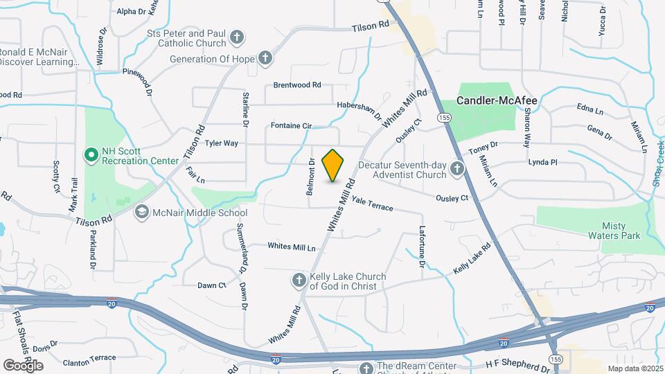 2259 Whites Mill Rd Map and Location Details