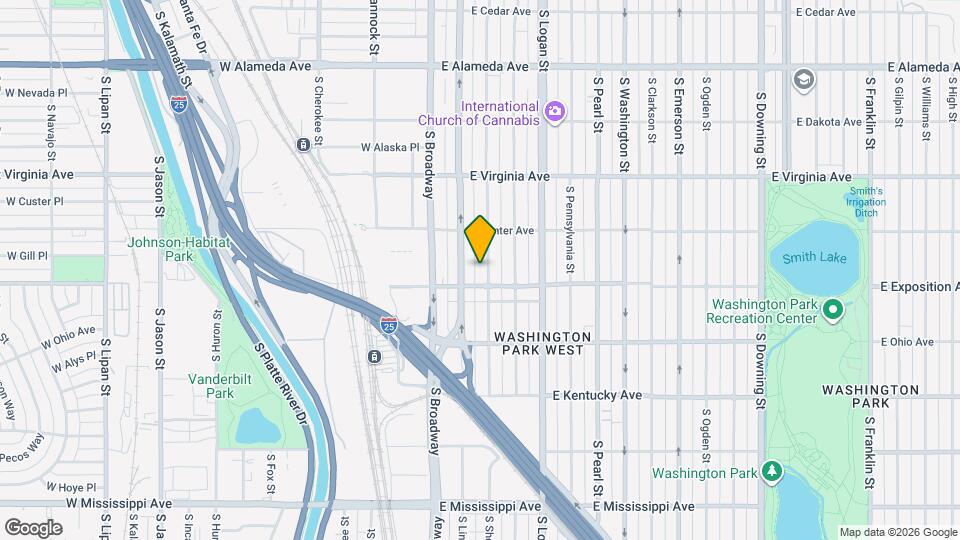 669 S Sherman St Map and Location Details
