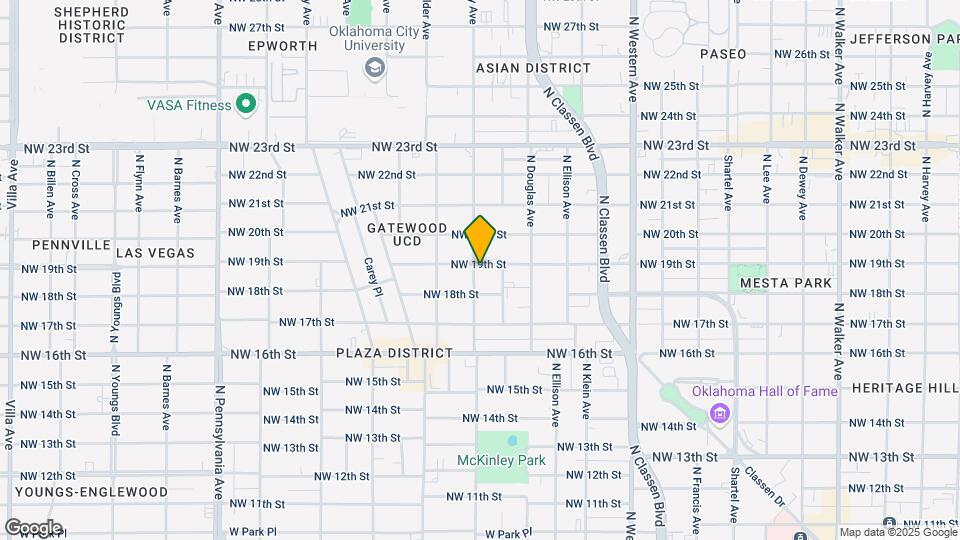 1520 NW 19th St Map and Location Details