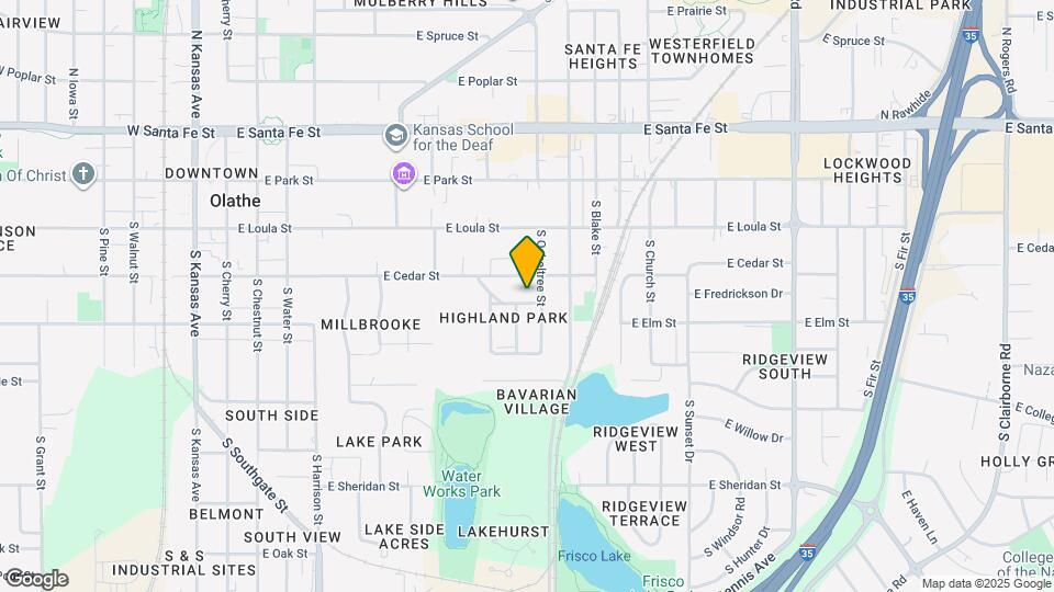 604 E Glendale St Map and Location Details