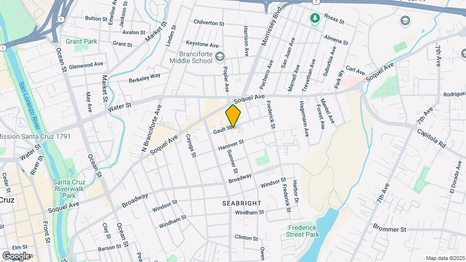 222 Gault St Mapa y Detalles de la Ubicación