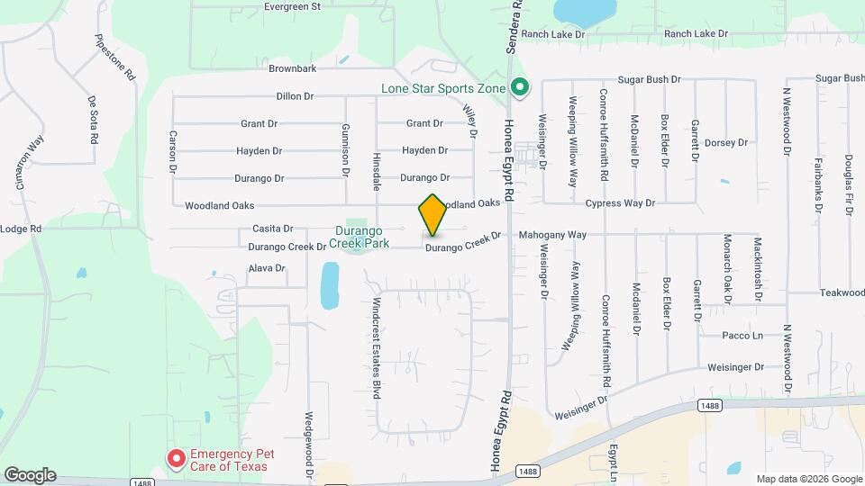 6742 Durango Creek Dr Map and Location Details