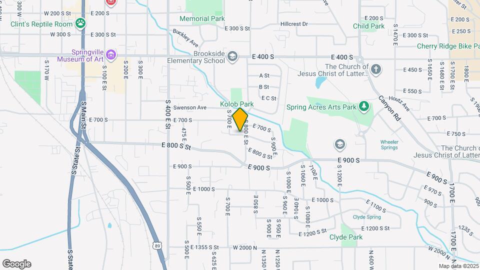 757 E 750 S Map and Location Details