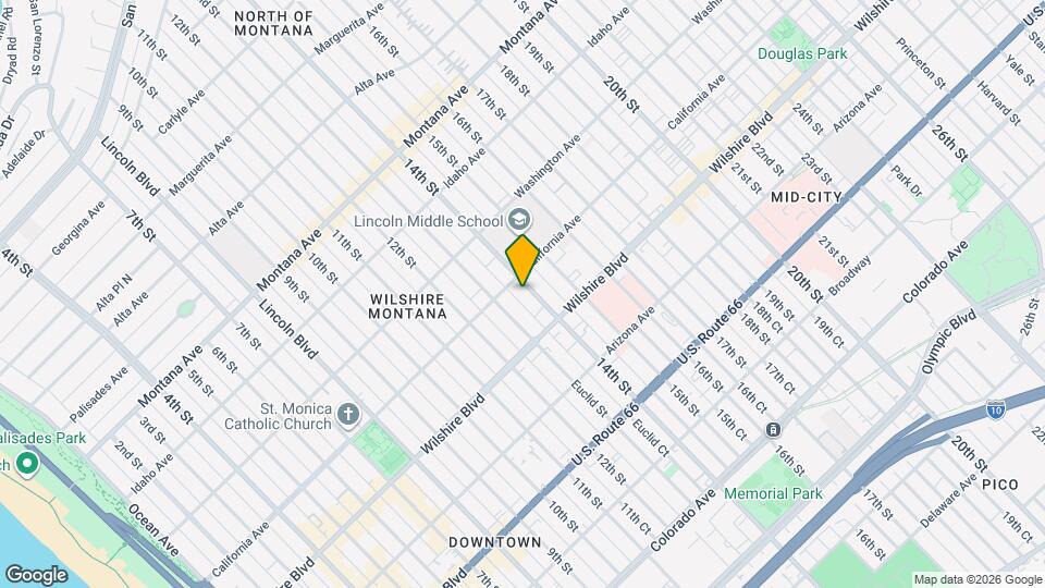 1116 14th St, Unit C Map and Location Details