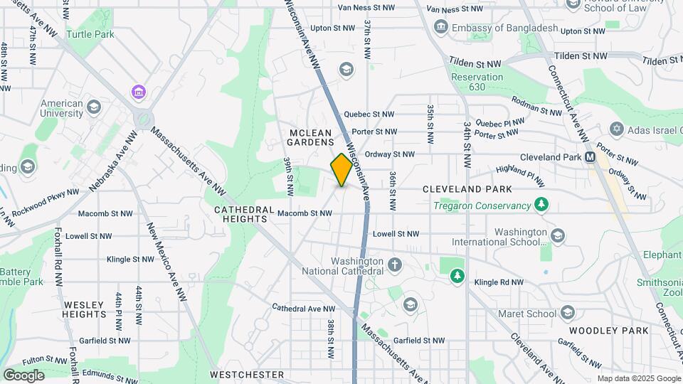 3329 Idaho Ave NW Map and Location Details