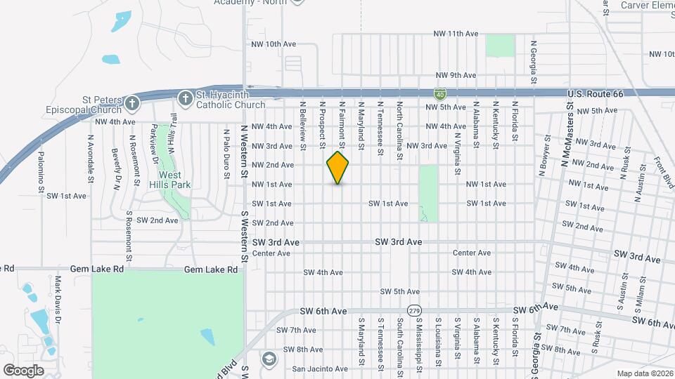 89 N Fairmont St Map and Location Details