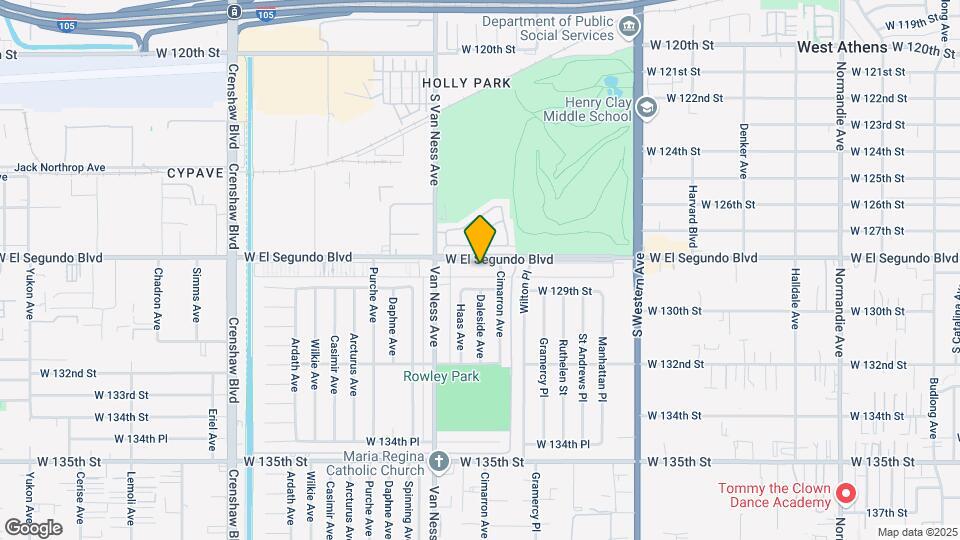 2114-2118 W El Segundo Blvd Map and Location Details