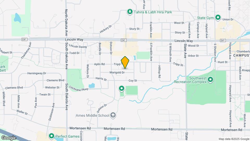 3735 Marigold Dr Map and Location Details