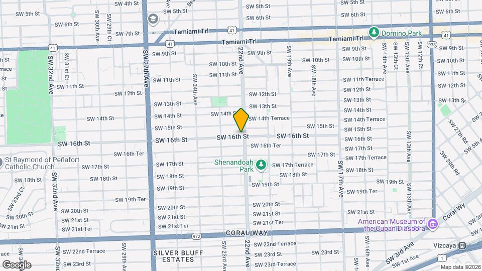 1540 SW 22nd Ave Map and Location Details