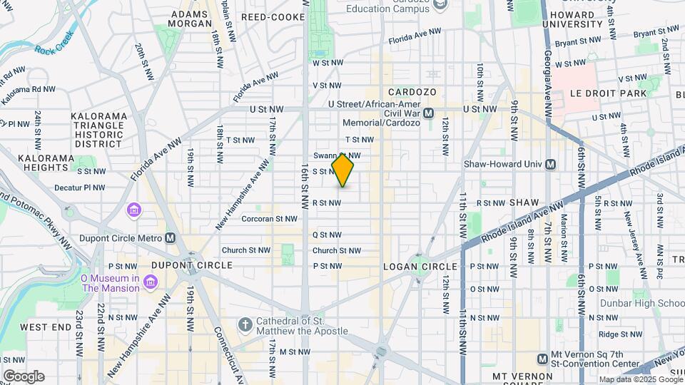 1713 15th St NW Map and Location Details