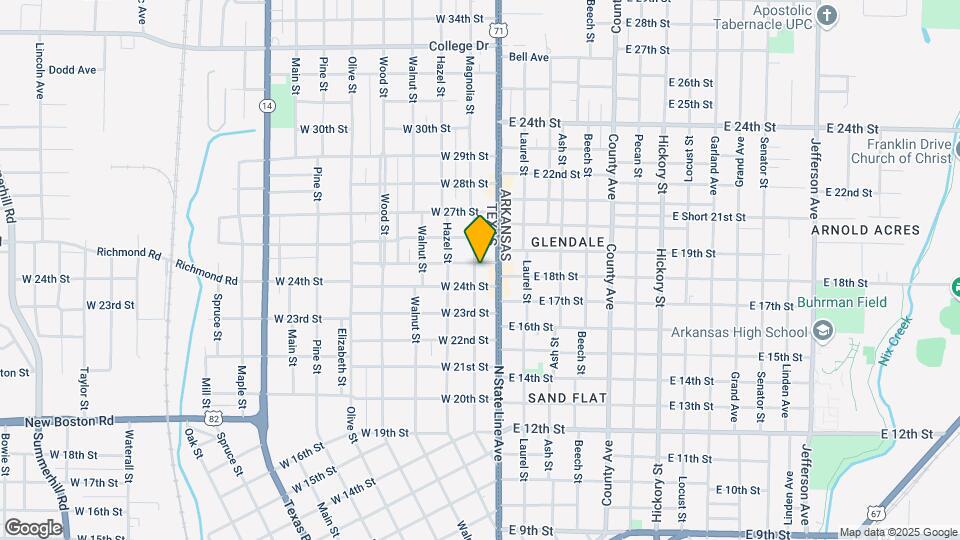 2408 Magnolia St Map and Location Details