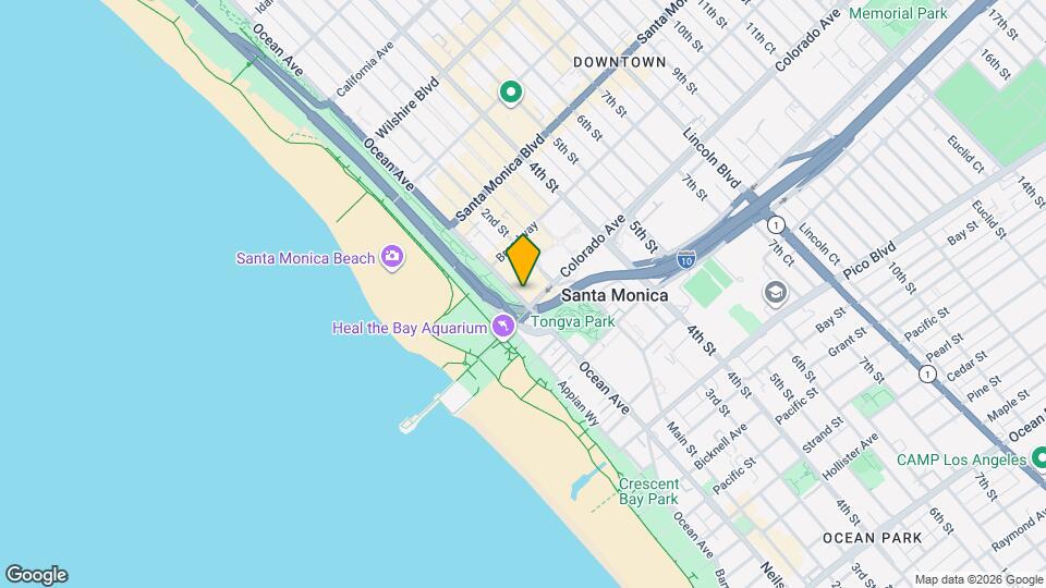 205 Santa Monica Pier Map and Location Details