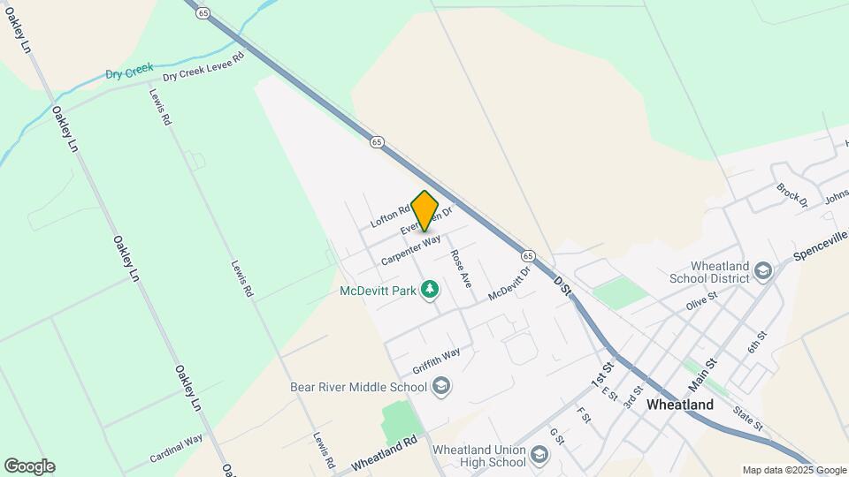 601 Carpenter Way Map and Location Details