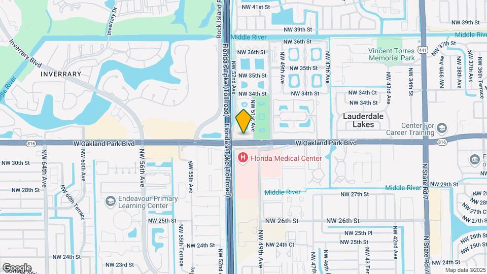 5111 W Oakland Park Blvd Map and Location Details