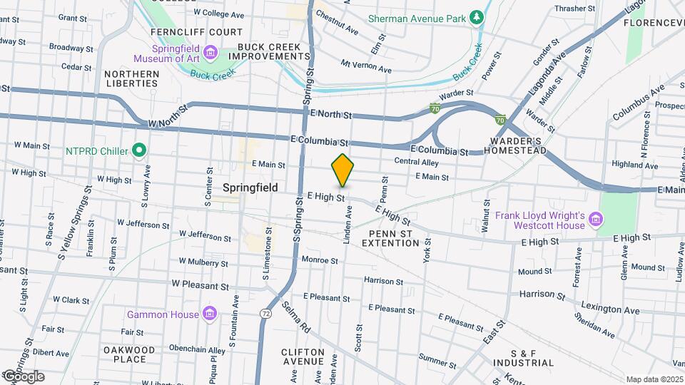 352 E High St Map and Location Details