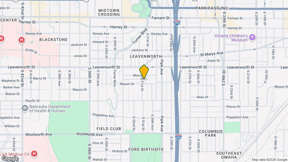 919 S 31st St Map and Location Details