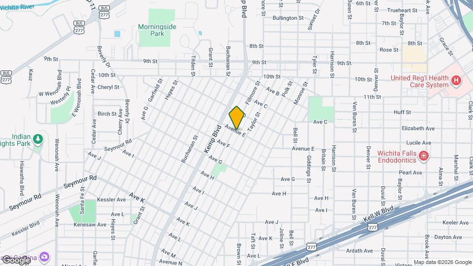 1501 Fillmore St Map and Location Details