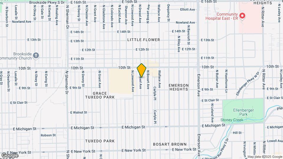 933 N Drexel Ave Map and Location Details