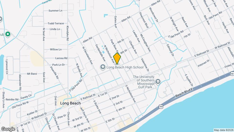 701 N Nicholson Ave Map and Location Details