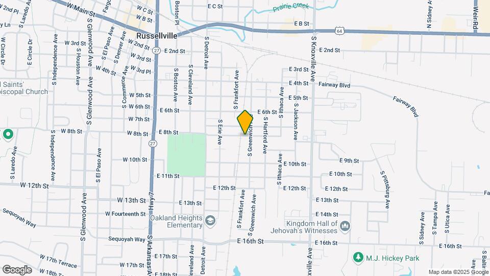 612 E 8th St Mapa y Detalles de la Ubicación