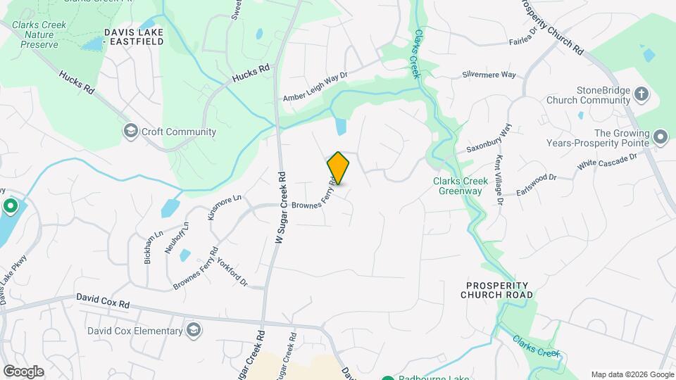 7207 Glen Brook Ln Map and Location Details