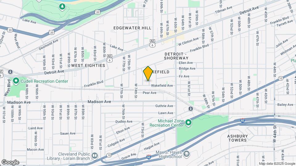 7010-7014 Wakefield Ave Map and Location Details