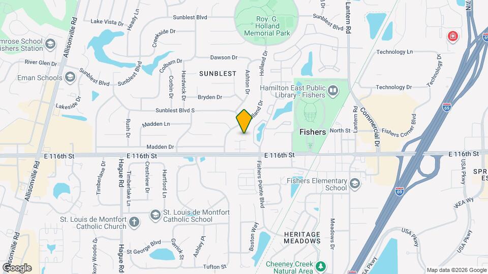 8238 Bostic Dr Map and Location Details