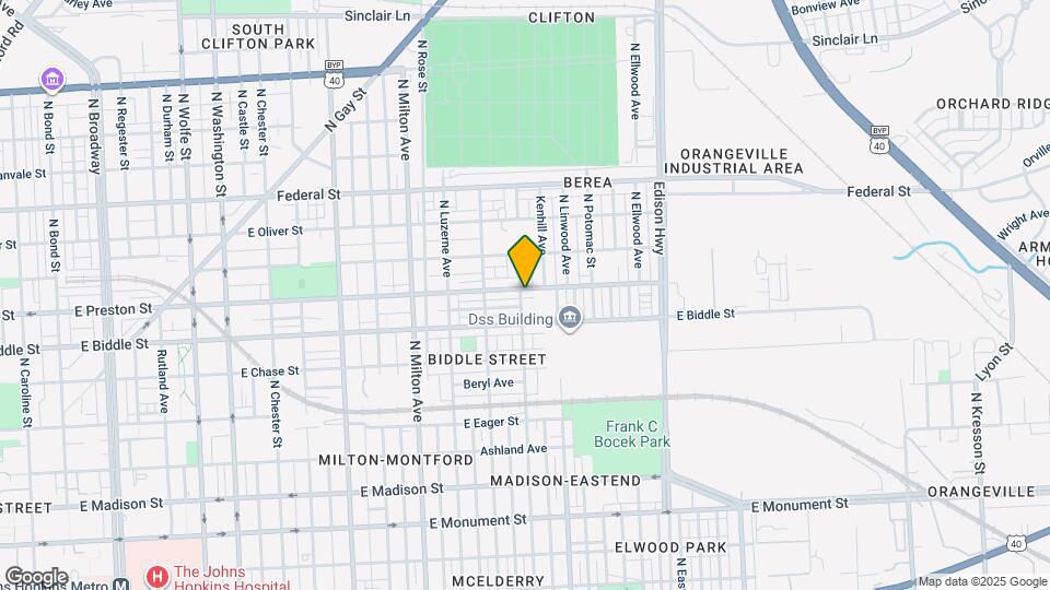 2803 E Preston St Map and Location Details