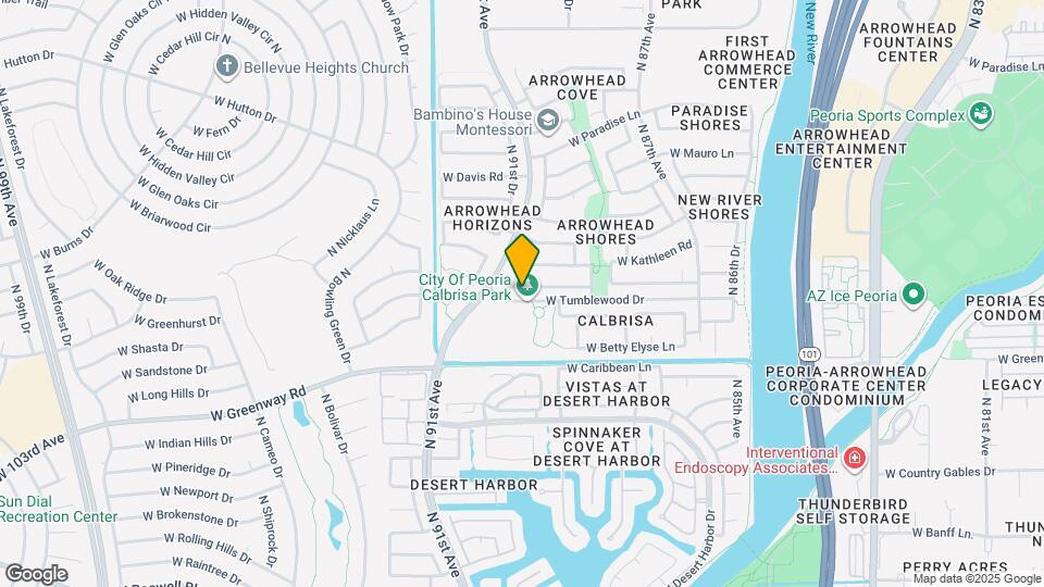 8977 W Tierra Buena Ln Map and Location Details