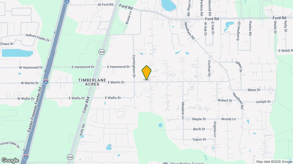 22516 E Martin Dr Map and Location Details