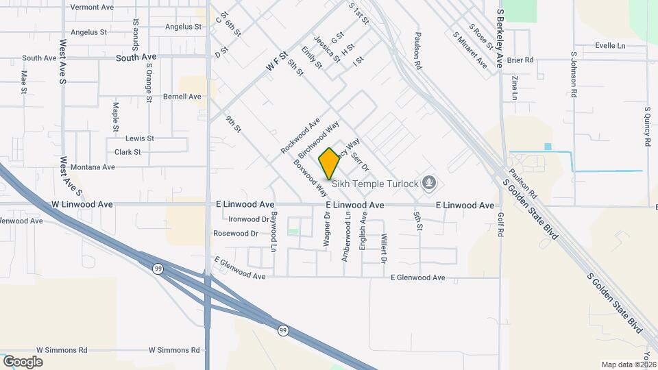 1135 Amberwood Ln Map and Location Details