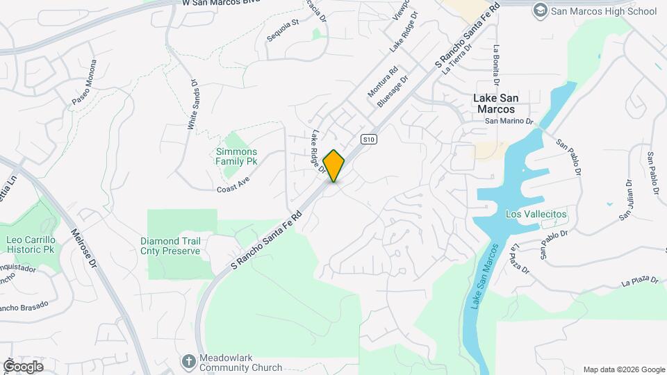 1689 El Rancho Verde Map and Location Details